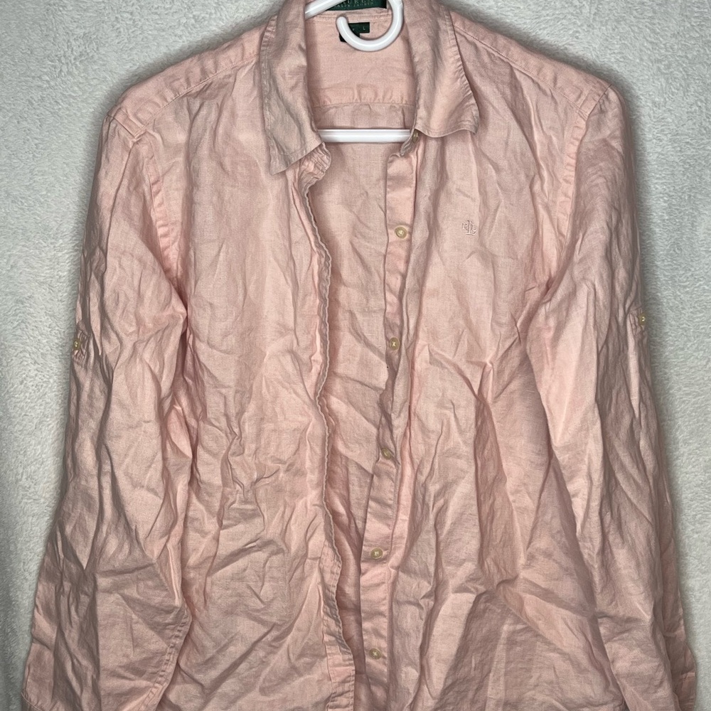 Linen Lauren Ralph Lauren button up
